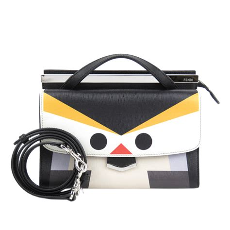 demi jour fendi monster|Fendi Monster Demi Jours Leather Satchel Multi – Bag Religion.